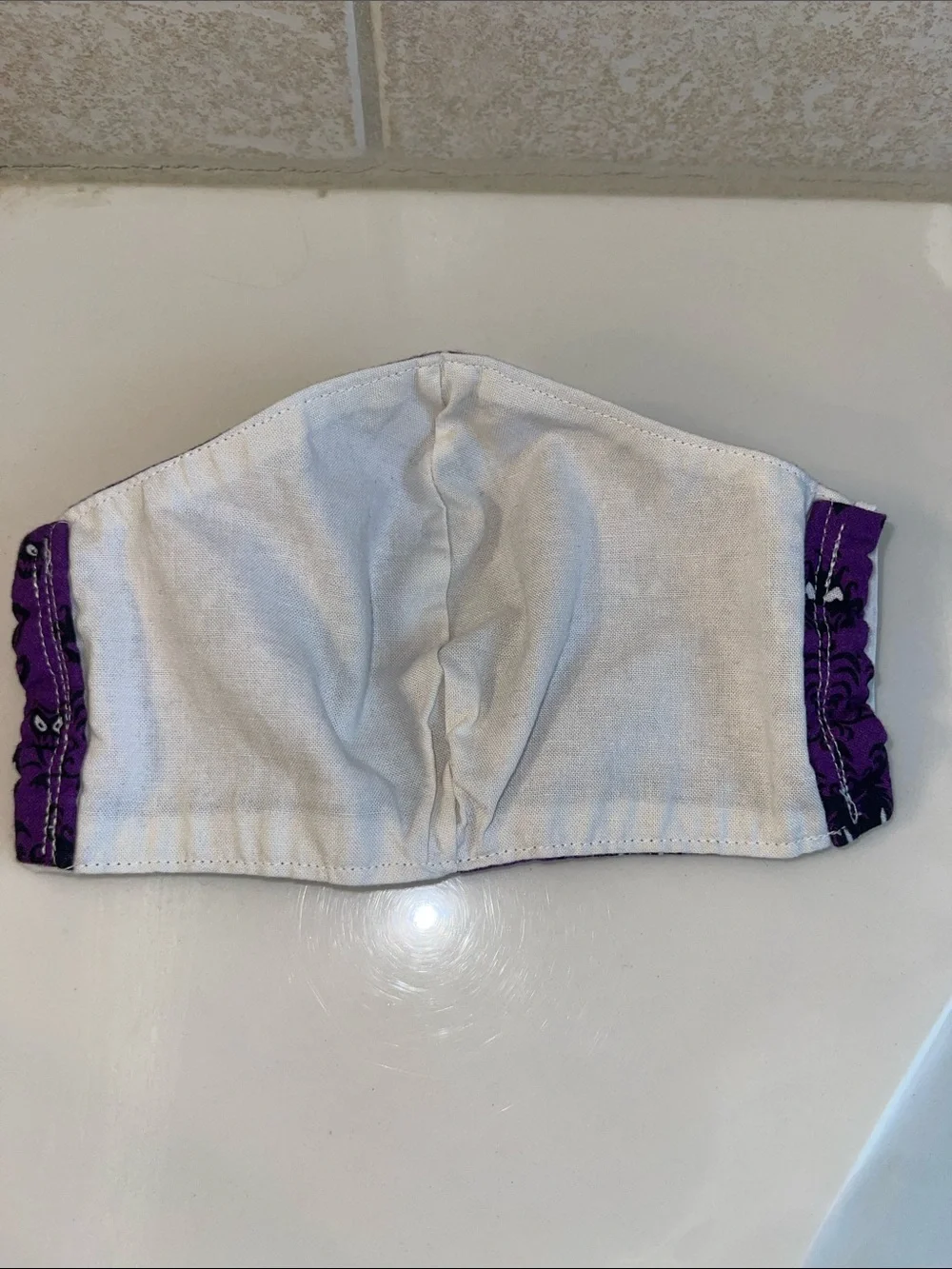 Disney Haunted mansion Purple Patterned Face Mask - No Brand